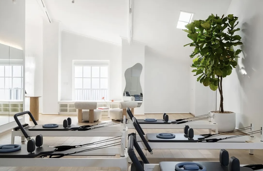 Commercial interior painted in clean white
